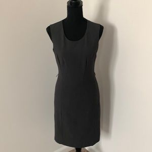 Calvin Klein Charcoal Gray Sheath Dress